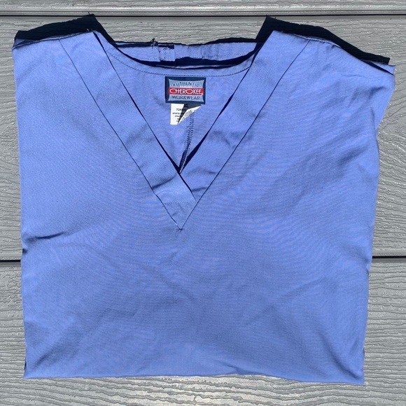 Cherokee Tops New Ceil Blue Xl Scrub Top Scrubs Poshmark